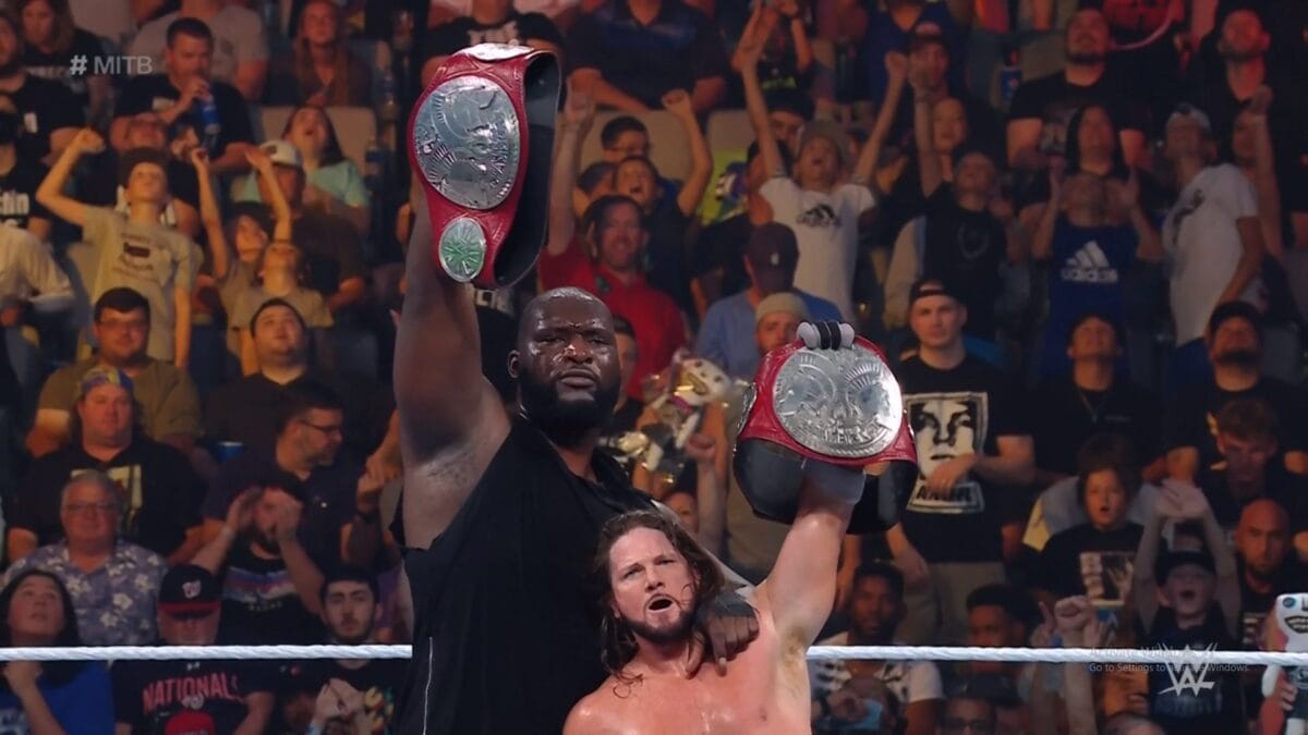 WWE AJ Styles Omos