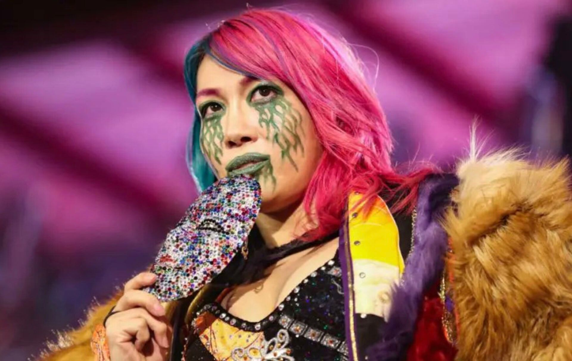 why asuka missed royal rumble