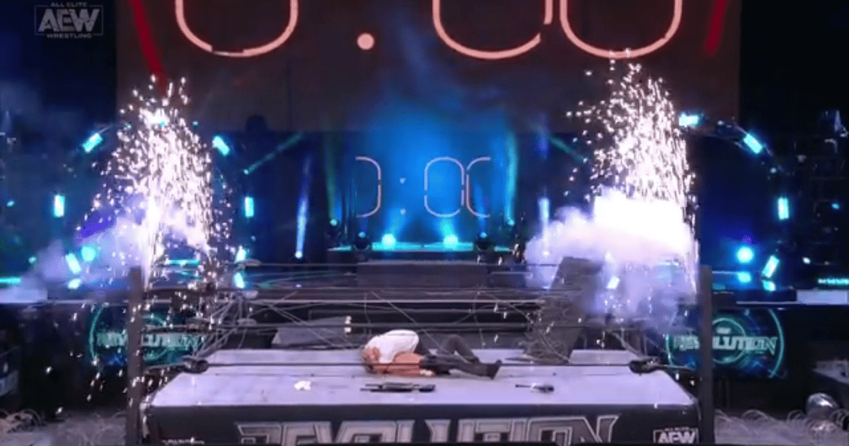 Lack of ring explosion at AEW Revolution