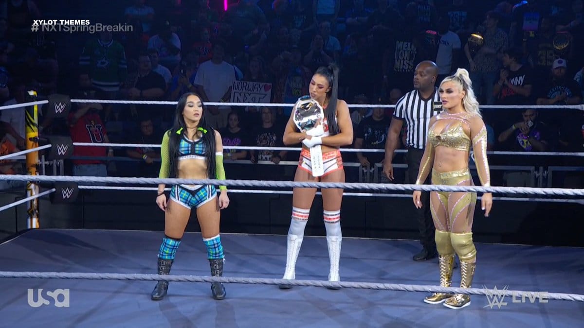 surprise NXT title change