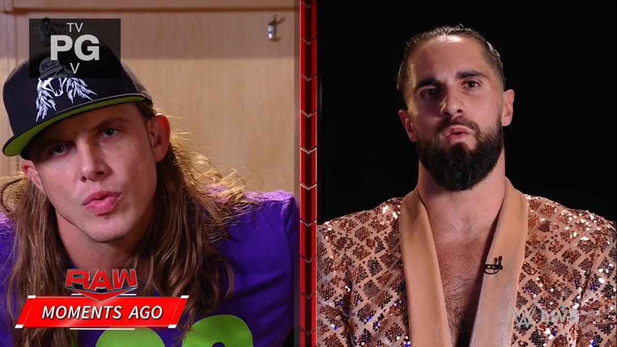 Seth Rollins and Matt Riddle
