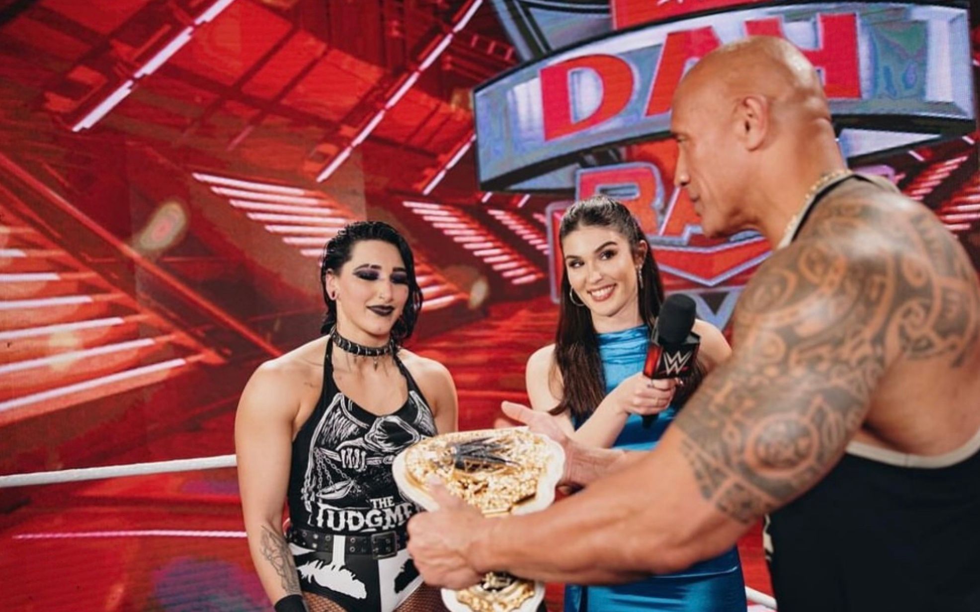 Rhea Ripley The Rock