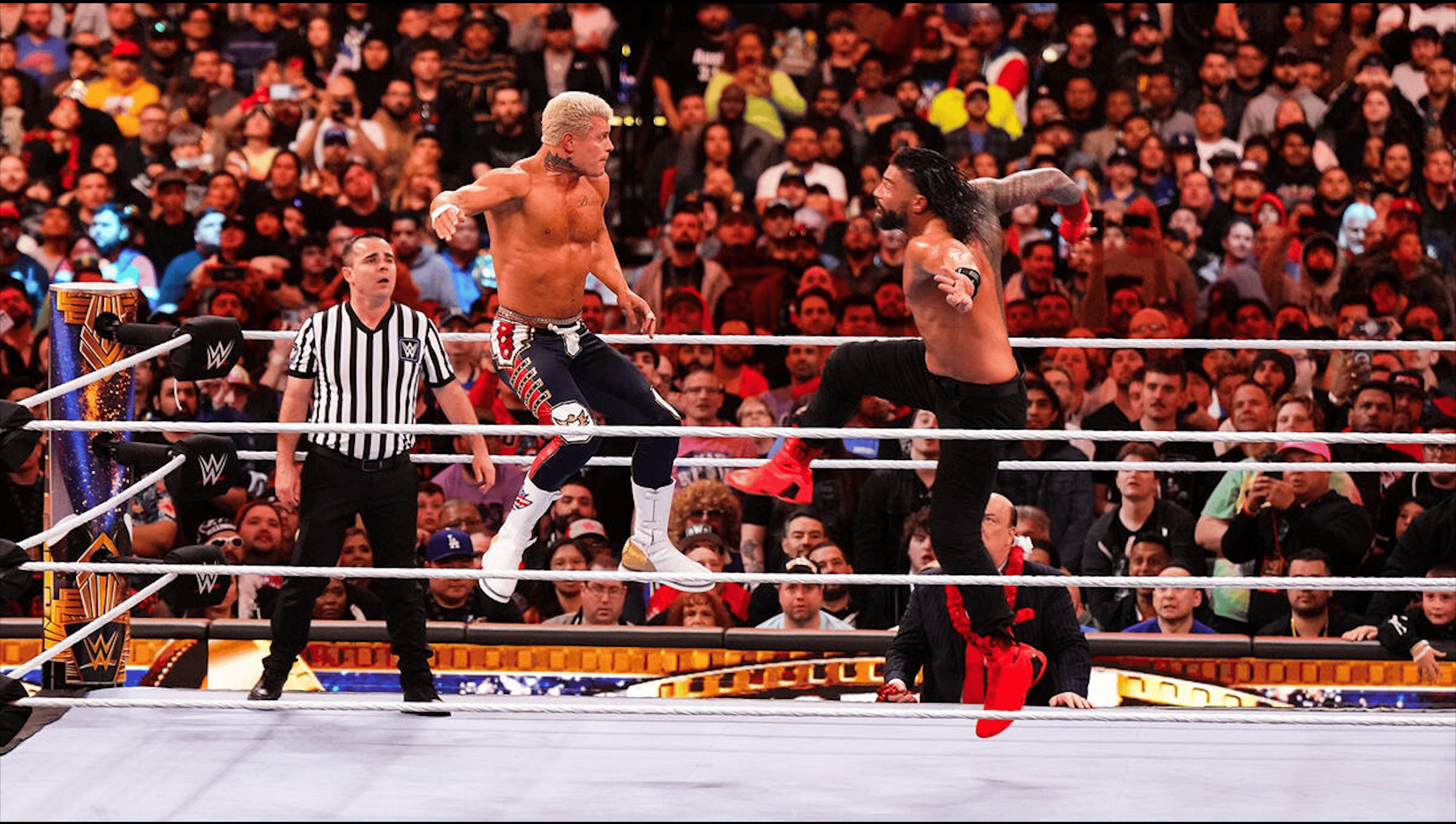 Roman Reigns Crybaby Fans WrestleMania 40 Match The Rock