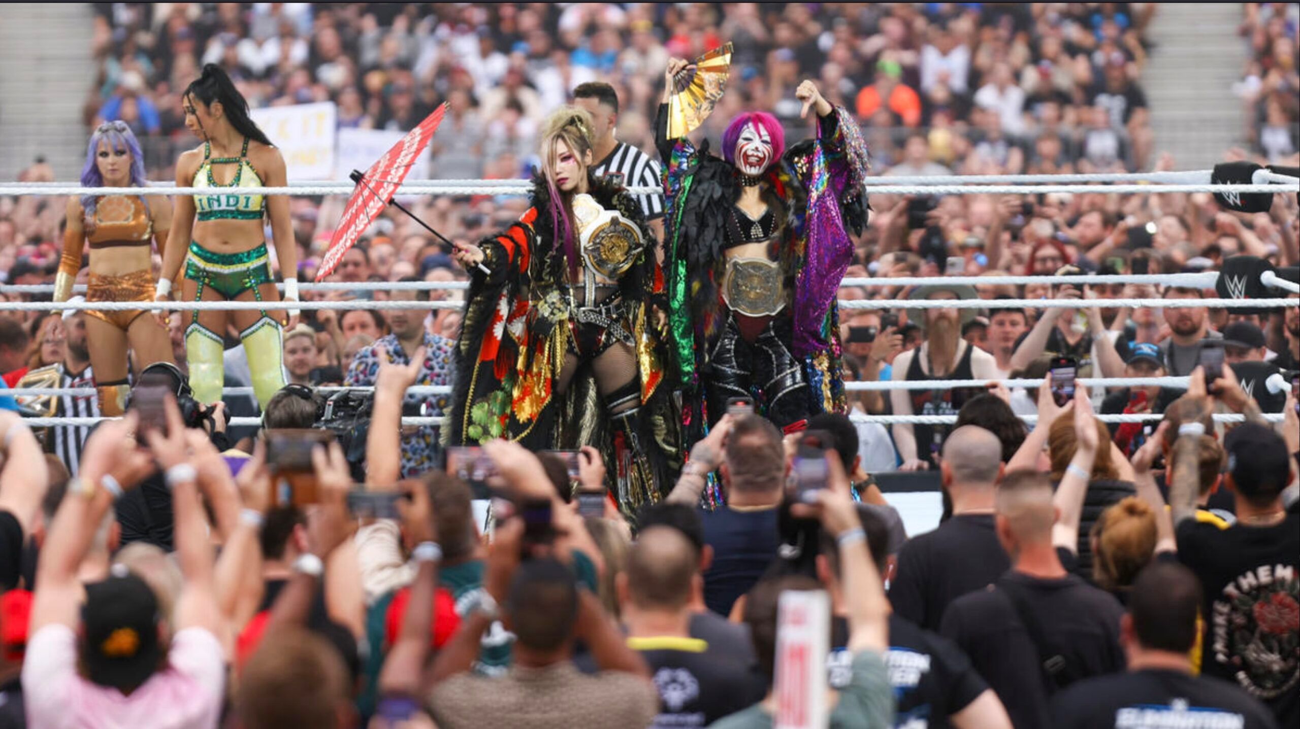 Asuka Queen of the Ring Injury