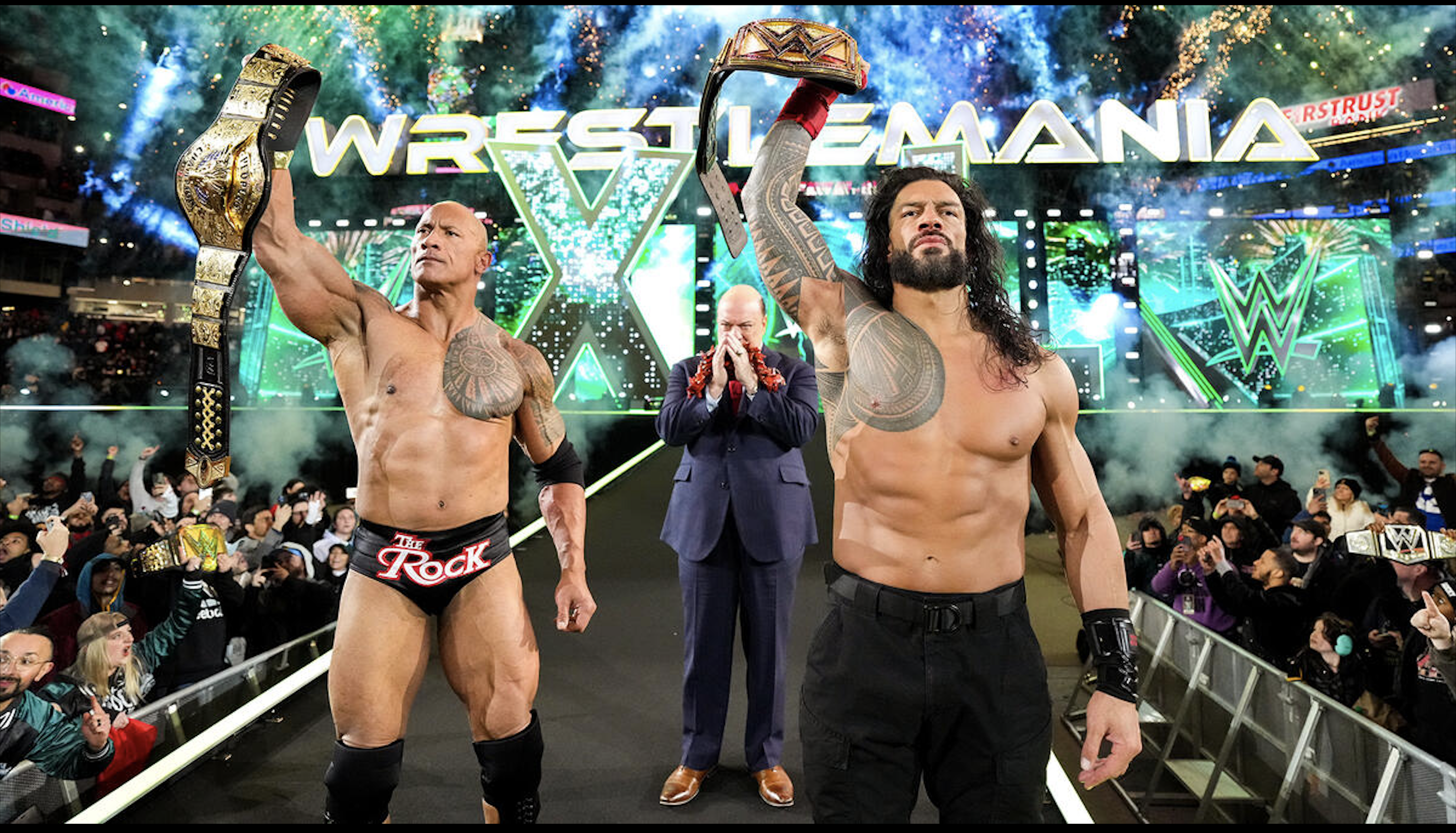 The Rock Vs Roman Reigns