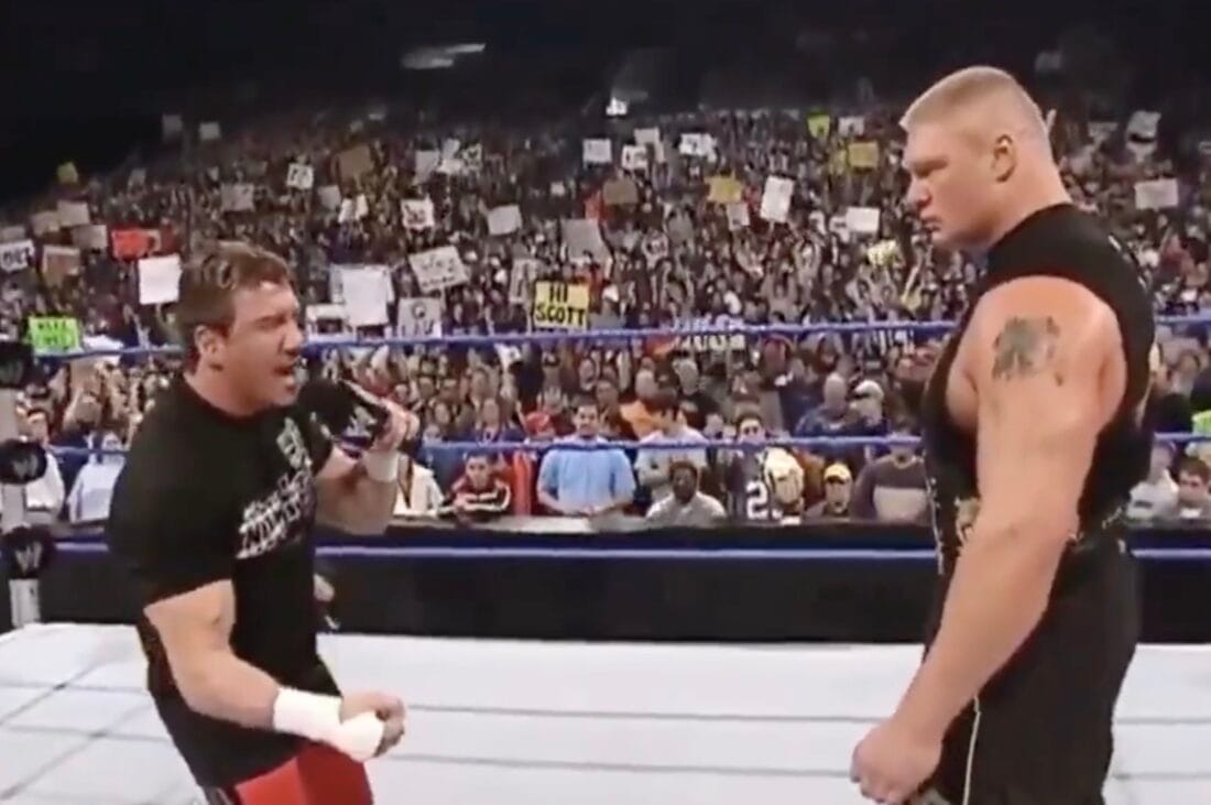 Lesnar Almost Beat Up Eddie