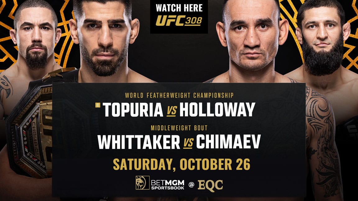 how to watch ufc 308 live free