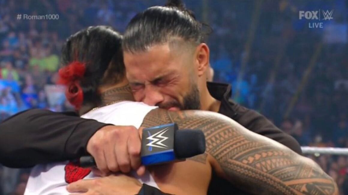 Roman Reigns Celebrates 1000