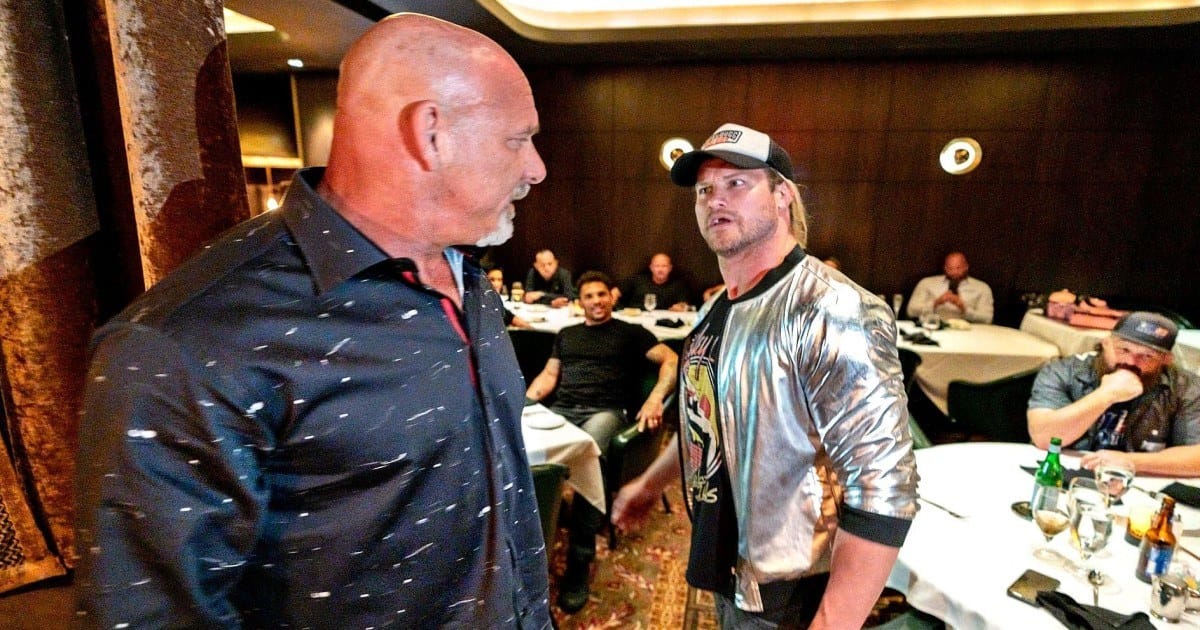 Goldberg and Dolph Ziggler