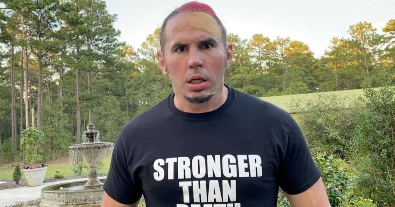 Matt Hardy Upset