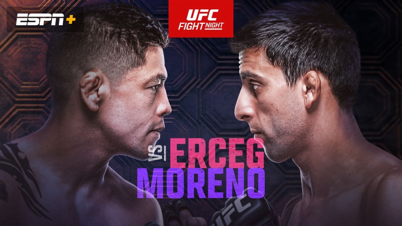 moreno vs erceg ufc fight night