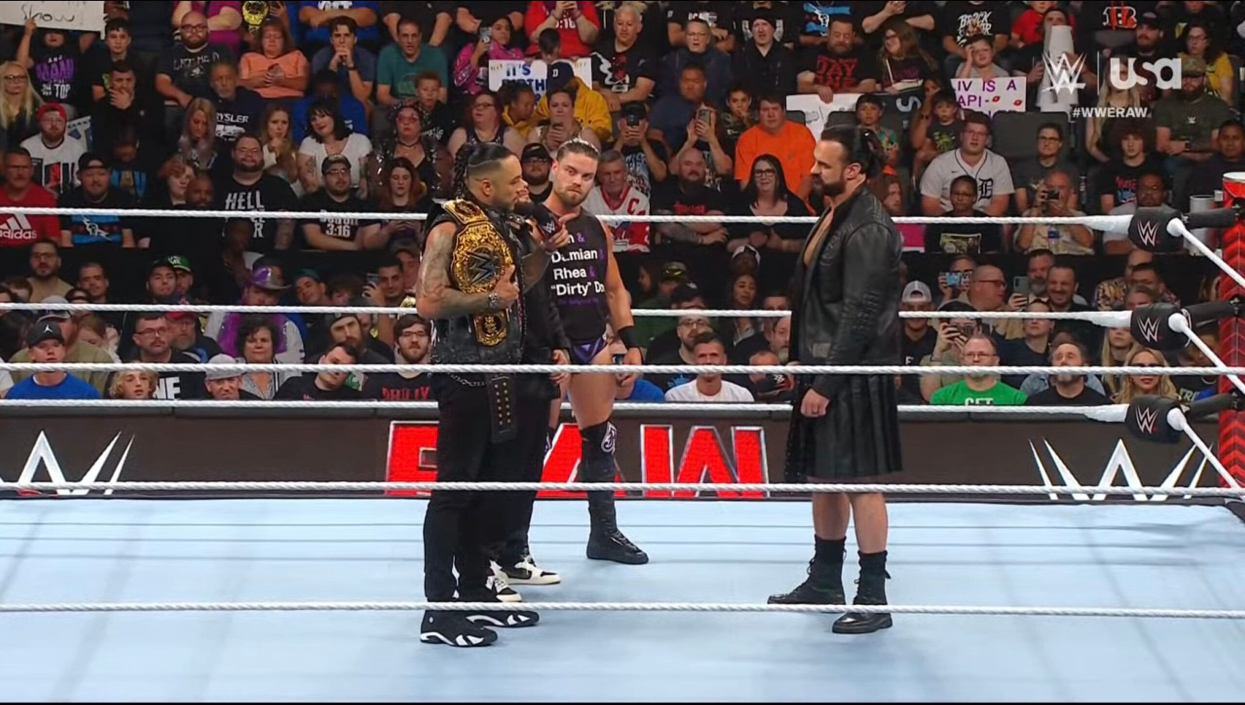 Wwe monday night raw result hot sale