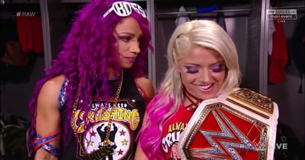 Sasha Banks and Alexa Bliss