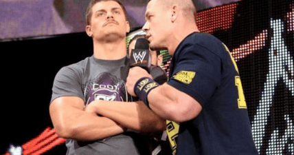 Cody Rhodes and John Cena