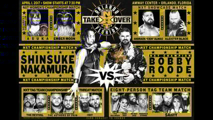 Throwback Photos Of Previous NXT Takeover Cards