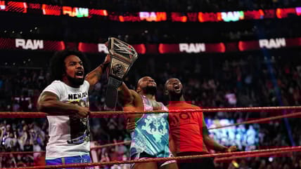 Backstage Big E's Win