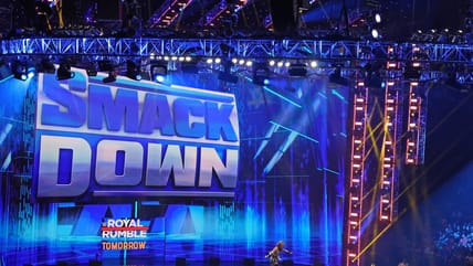 WWE Friday Night SmackDown Stage during match