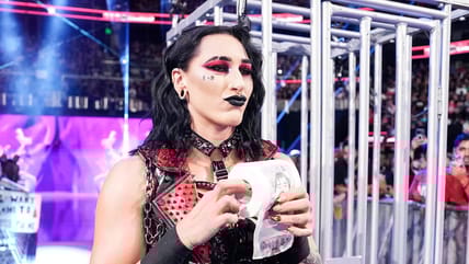 WATCH: Rhea Ripley Has Hilarious Wardrobe Malfunction Moment At WWE Event