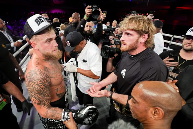 mike tyson, logan paul, jake paul