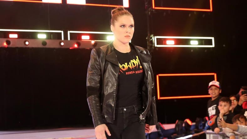 Ronda Rousey Rusev WrestleMania