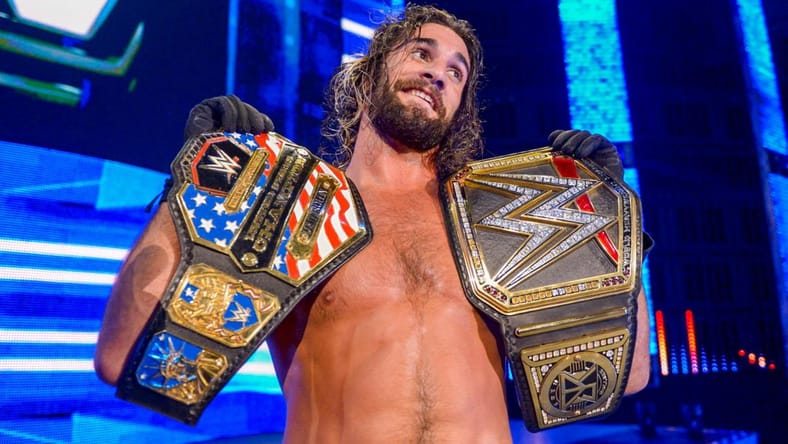 Seth Rollins Kenny Omega & Tommaso Ciampa Exchange Words