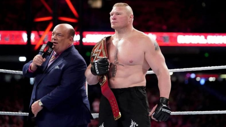 Brock Lesnar and Paul Heyman