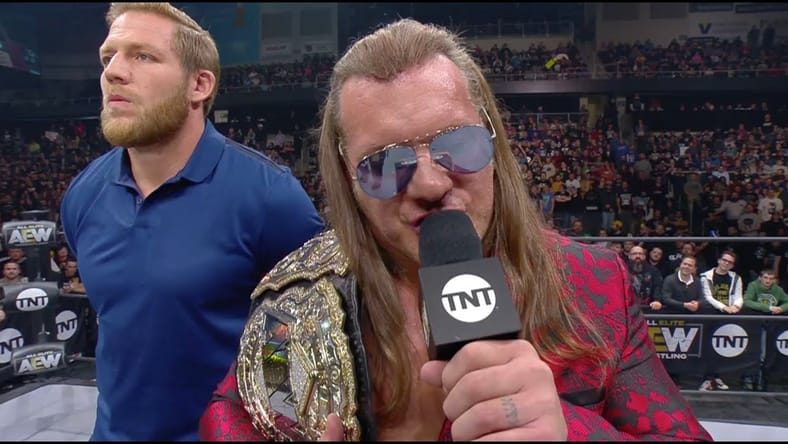 Chris Jericho Holds Backstage AEW Meeting