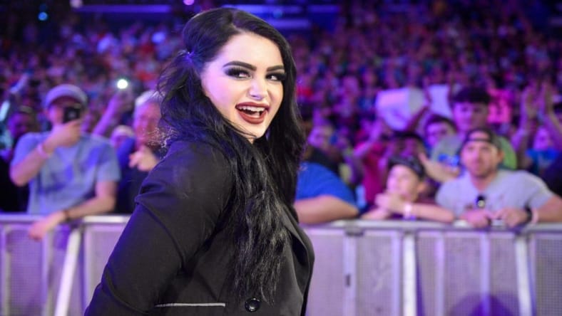 Paige WWE Tag Titles