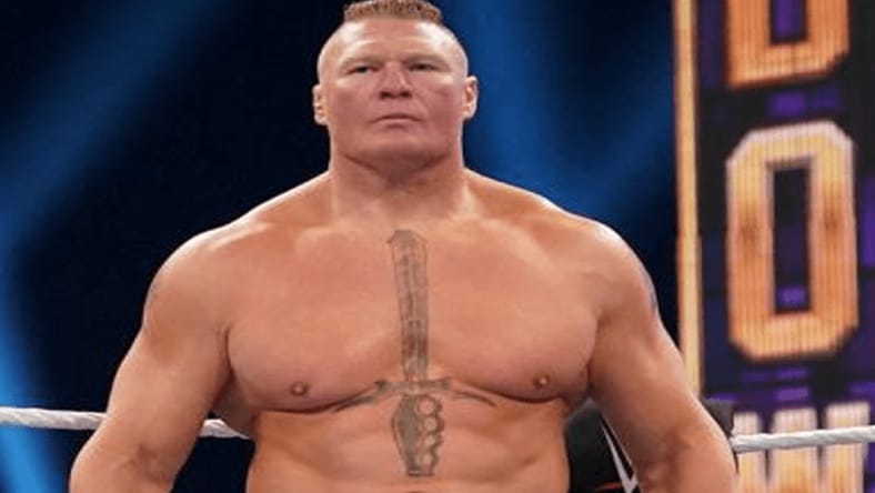 huge Brock Lesnar angle