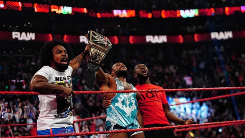 Backstage Big E's Win