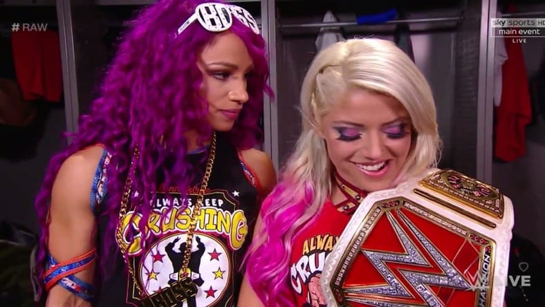 Sasha Banks and Alexa Bliss