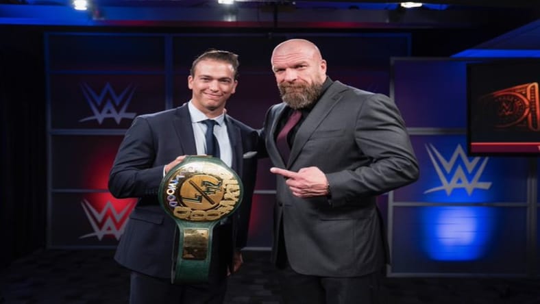 Triple H and corporate employee