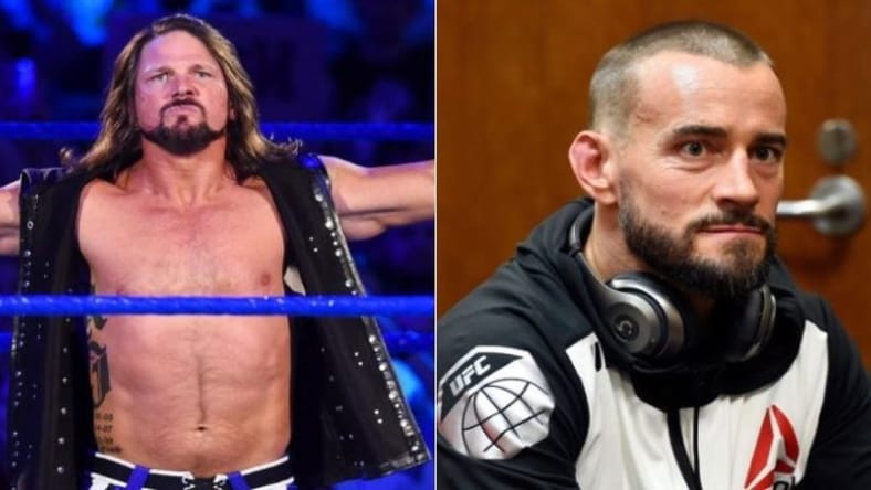 CM Punk criticises AJ Styles for silence during social change crisis.