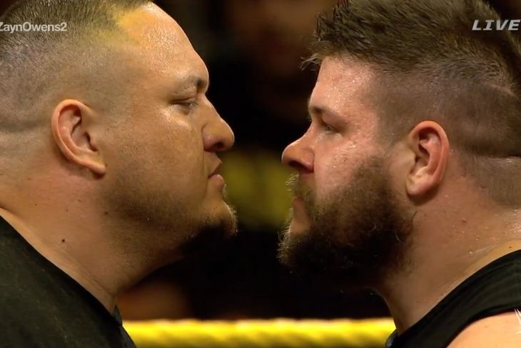 Confronts Kevin Owens