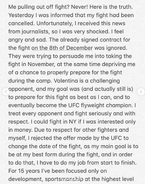 Did Joanna Jedrzejczyk Just Get Screwed by the UFC?