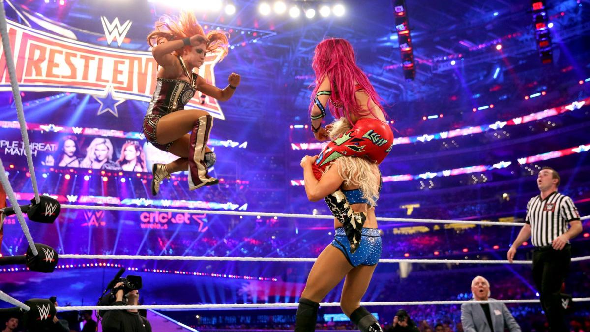 Charlotte vs. Becky Lynch vs. Sasha Banks