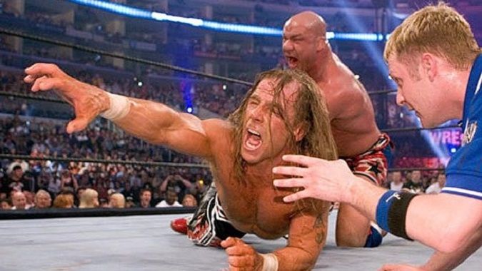 Shawn Michaels vs. Kurt Angle