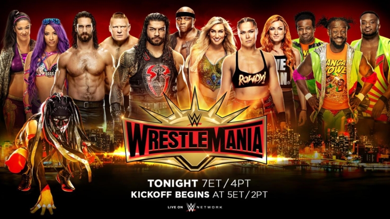 WWE WrestleMania 35 (4/7/2019) Play By Play Coverage