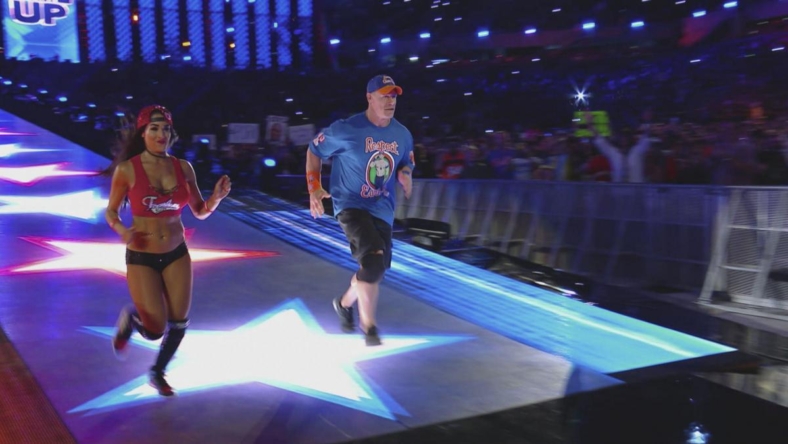 Why John Cena and The Bella Twins Were Backstage At RAW This Week