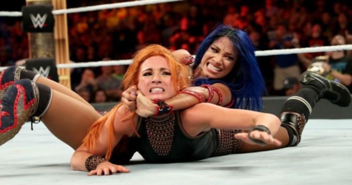 Becky Lynch Versus Sasha Banks at Hell In A Cell