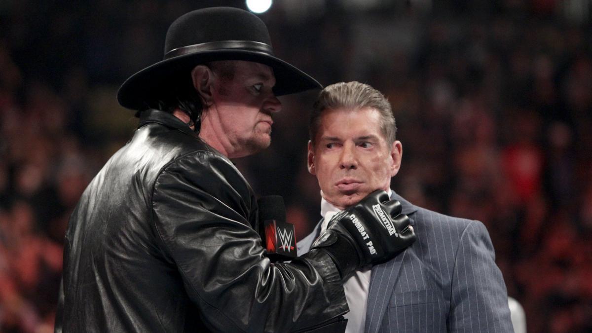 Undertaker Vince McMahon Cry