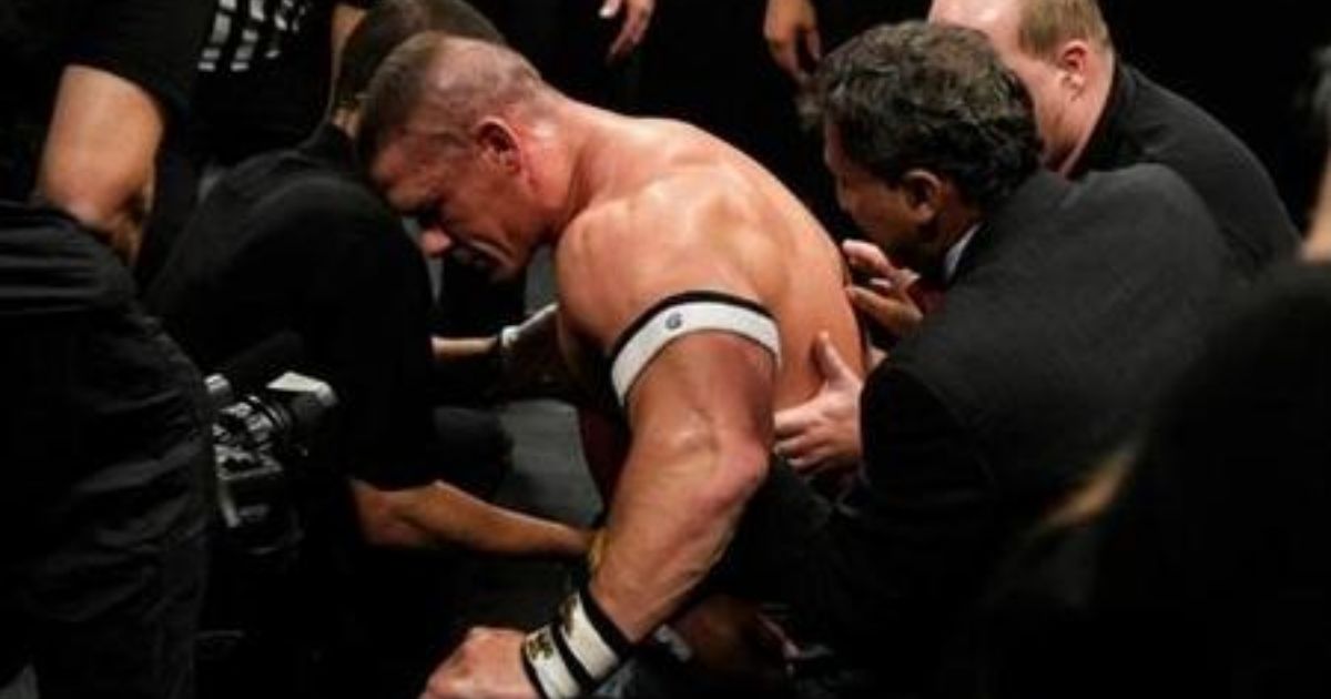 John Cena vacated the title due to injury
