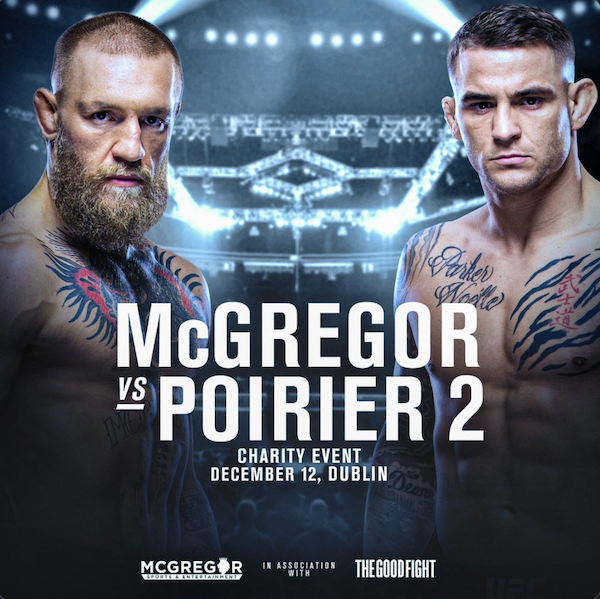 Conor McGregor Shares Out Poster For Dustin Poirier Charity Fight ...