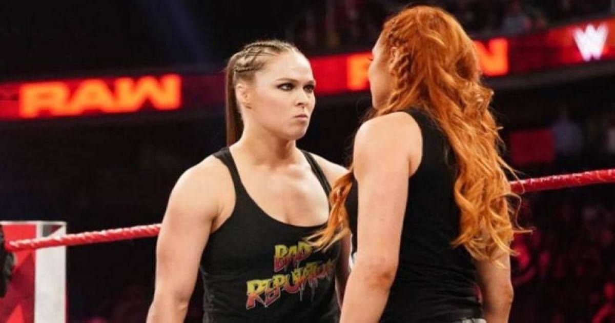 Ronda Rousey and Becky Lynch