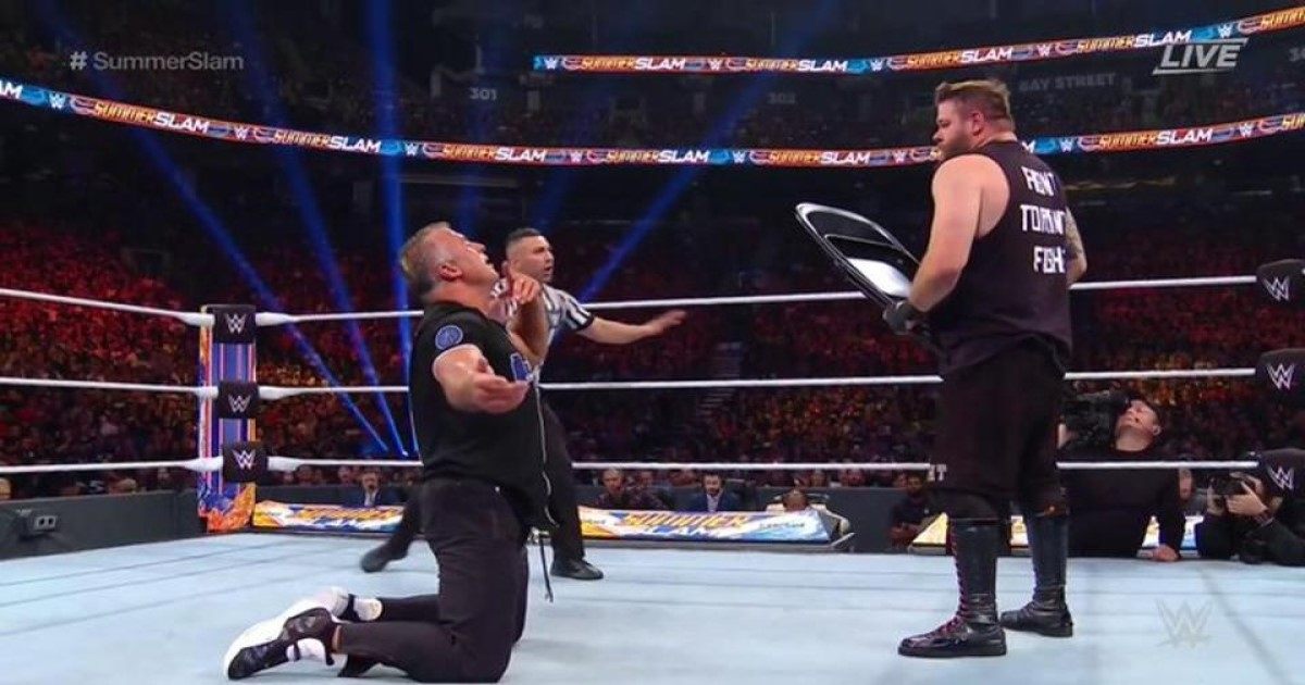 Kevin Owens and Shane McMahon