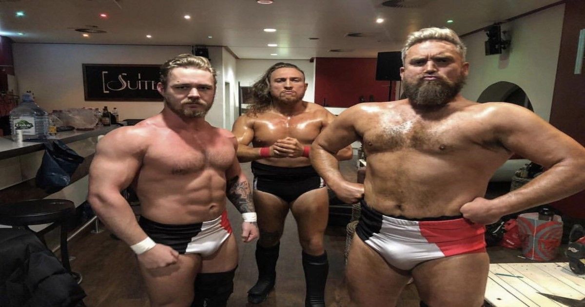 Tyler Bate, Trent Seven and Pete Dunne