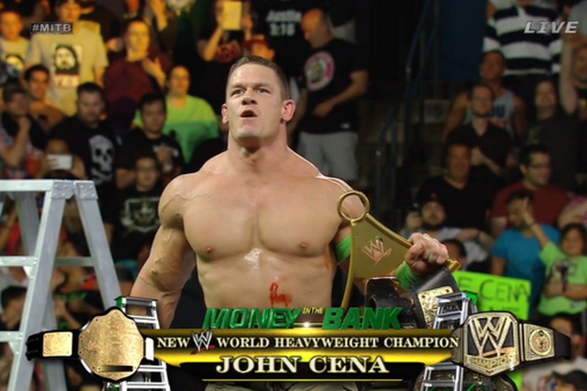 John Cena wins Money In The Bank 2014