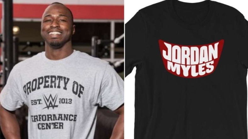 Jordan Myles regrets outburst for racist WWE T-shirt