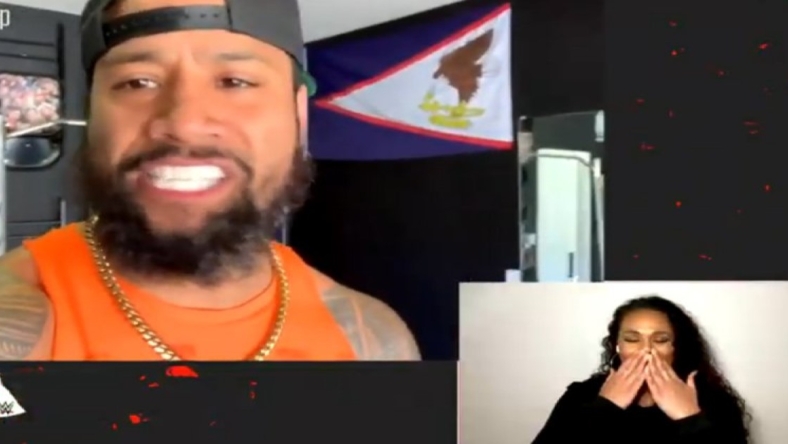 Tamina Snuka received a special message from the Usos