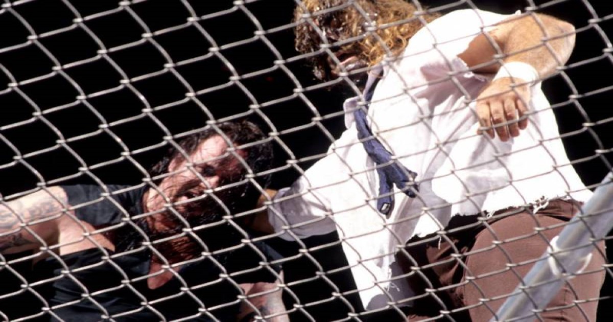 The Undertaker Versus Mankind in Hell in a Cell defined the WWE's brutal days